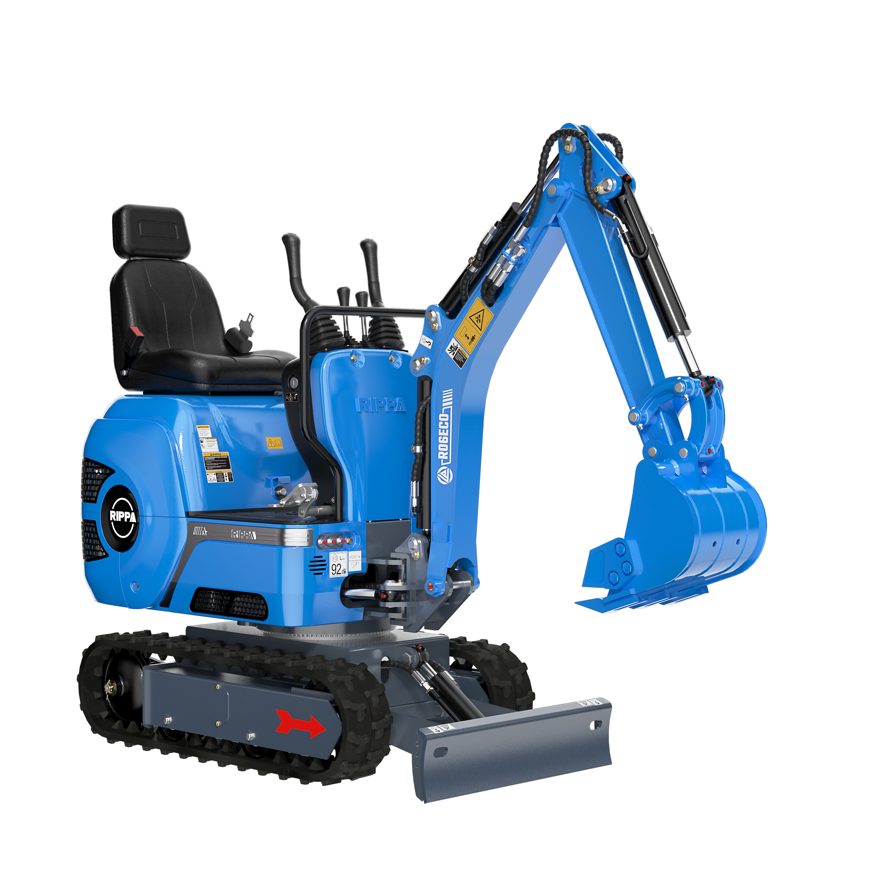 Minigraver Rippa R06 ECO (747kg)- 2 års garanti - Kubota motor – Rippa ...