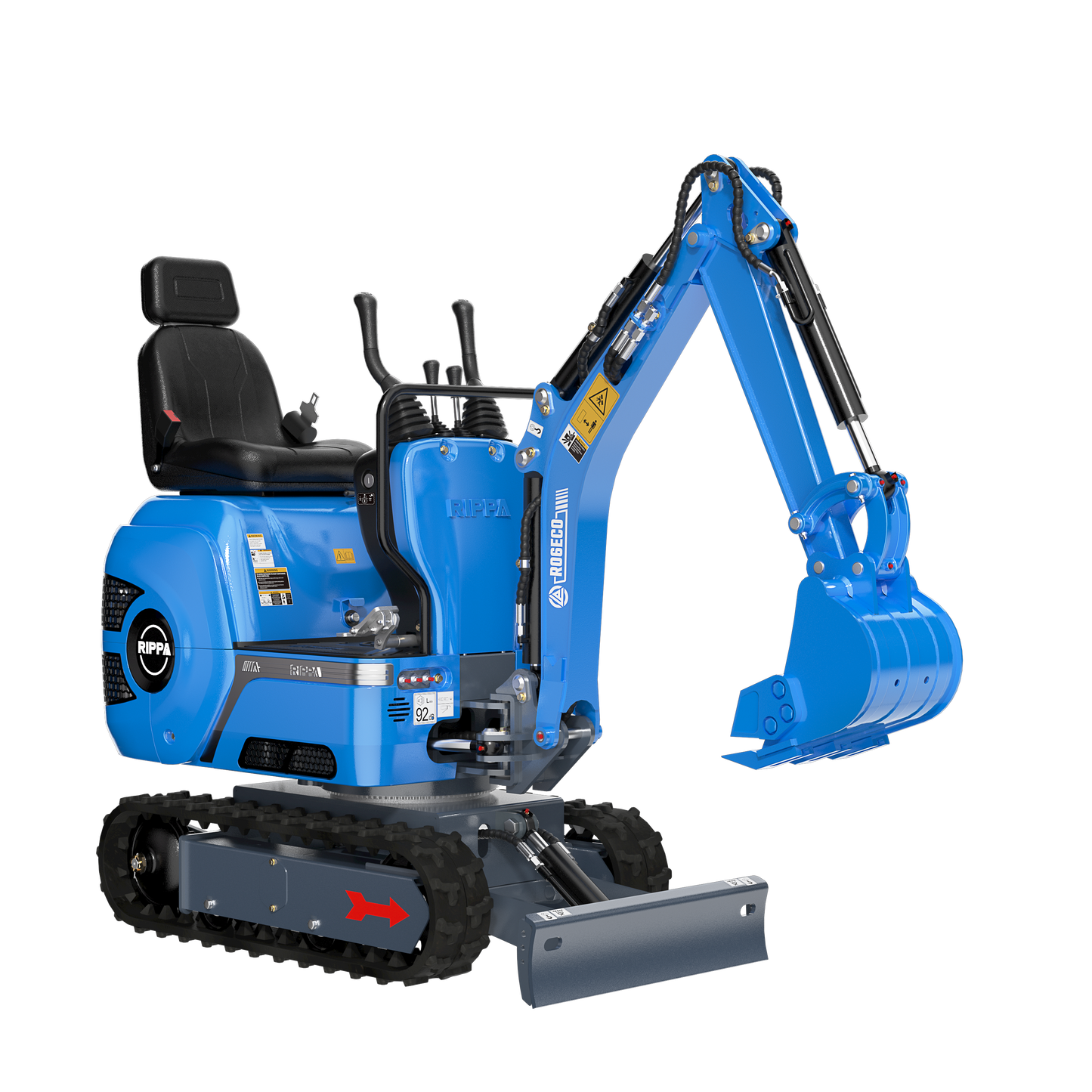 Minigraver Rippa R06 ECO (747kg)-  2 års garanti - Kubota motor