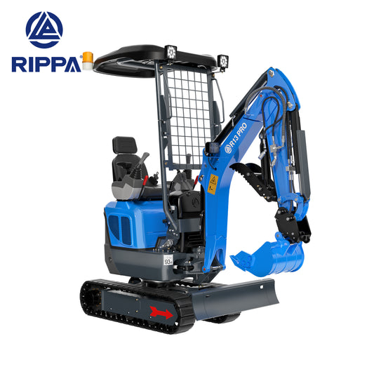 Minigraver Rippa R13 PRO - 3 års garanti - Kubota motor