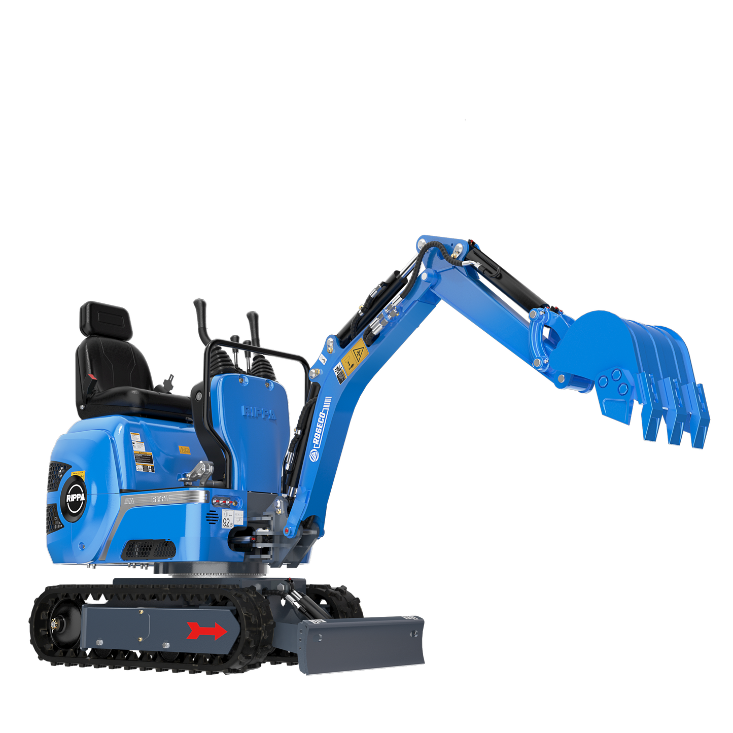 Minigraver Rippa R06 ECO (747kg)-  2 års garanti - Kubota motor