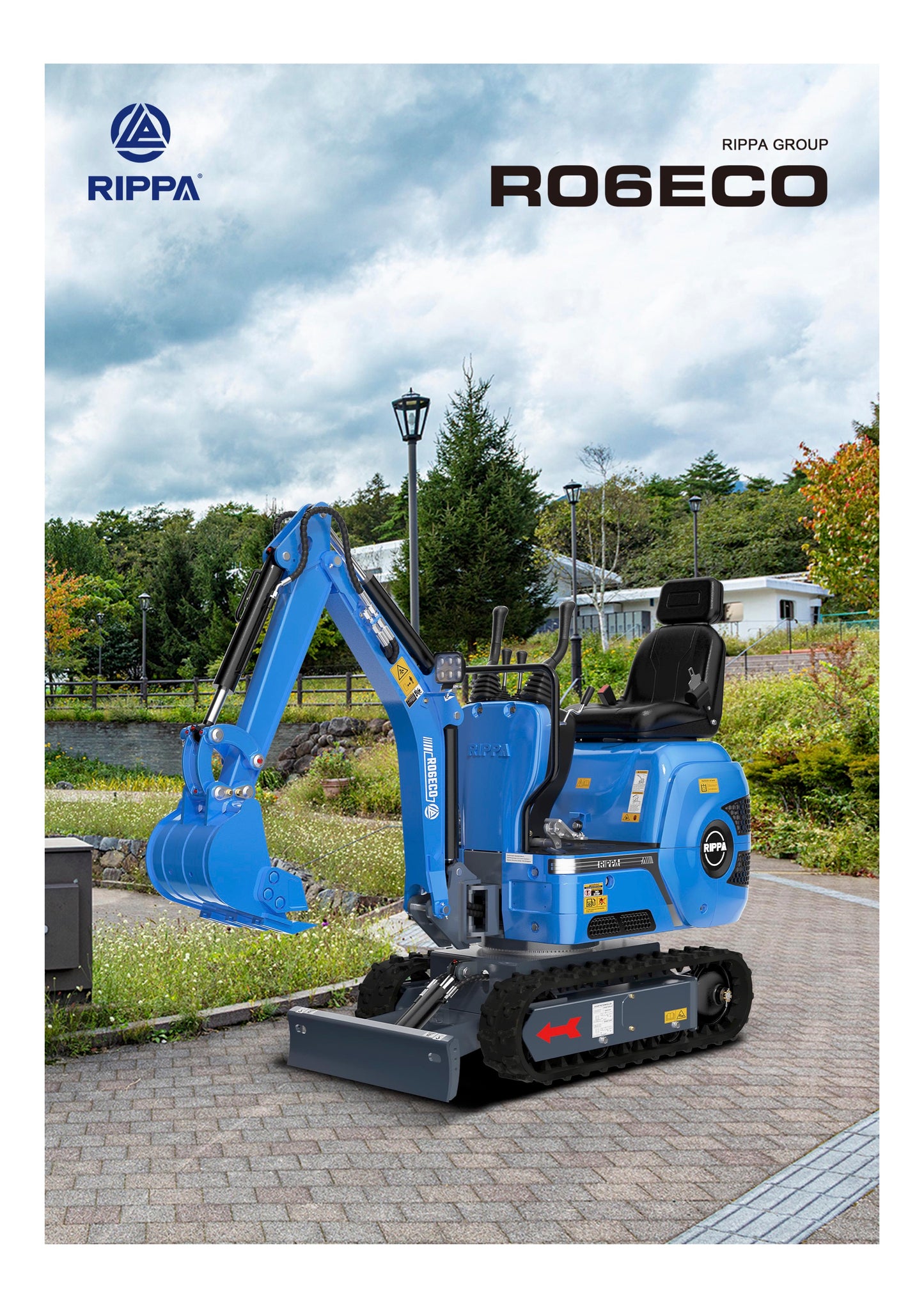 Minigraver Rippa R06 ECO (747kg)-  2 års garanti - Kubota motor