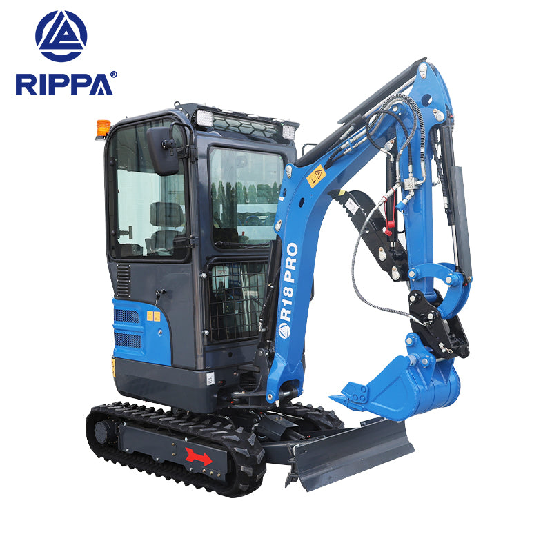 Minigraver Rippa R18 Pro med kabine