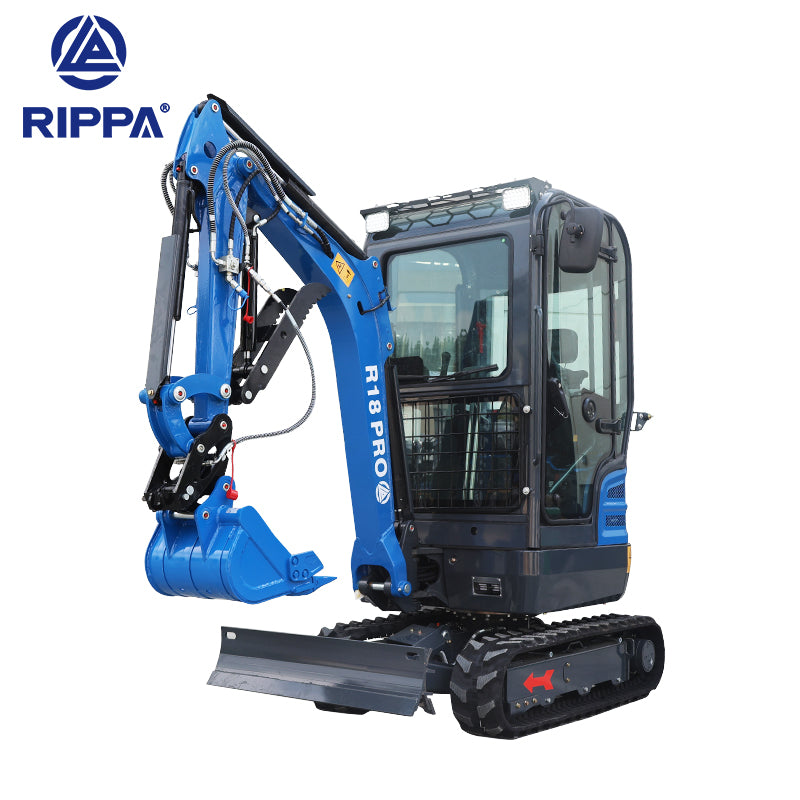 Minigraver Rippa R18 Pro med kabine