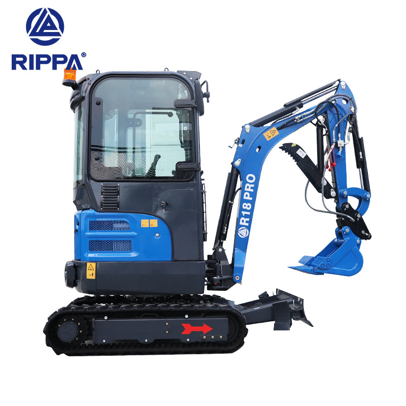 Minigraver Rippa R18 Pro med kabine