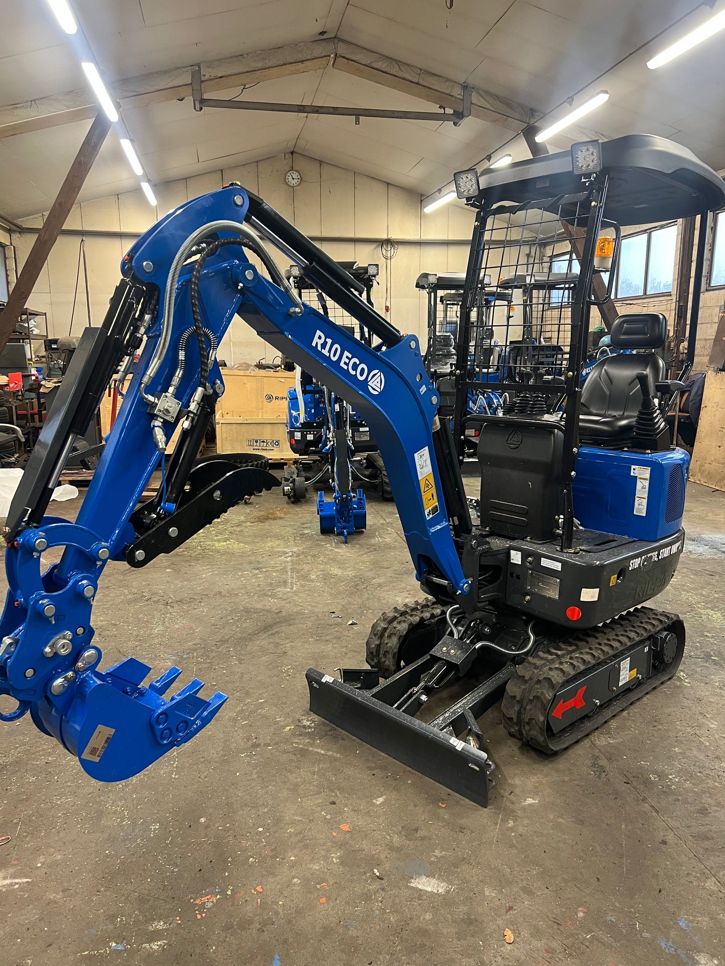 Demomodel – Minigraver Rippa R10-6 ECO - Kubota motor - 1000 kg