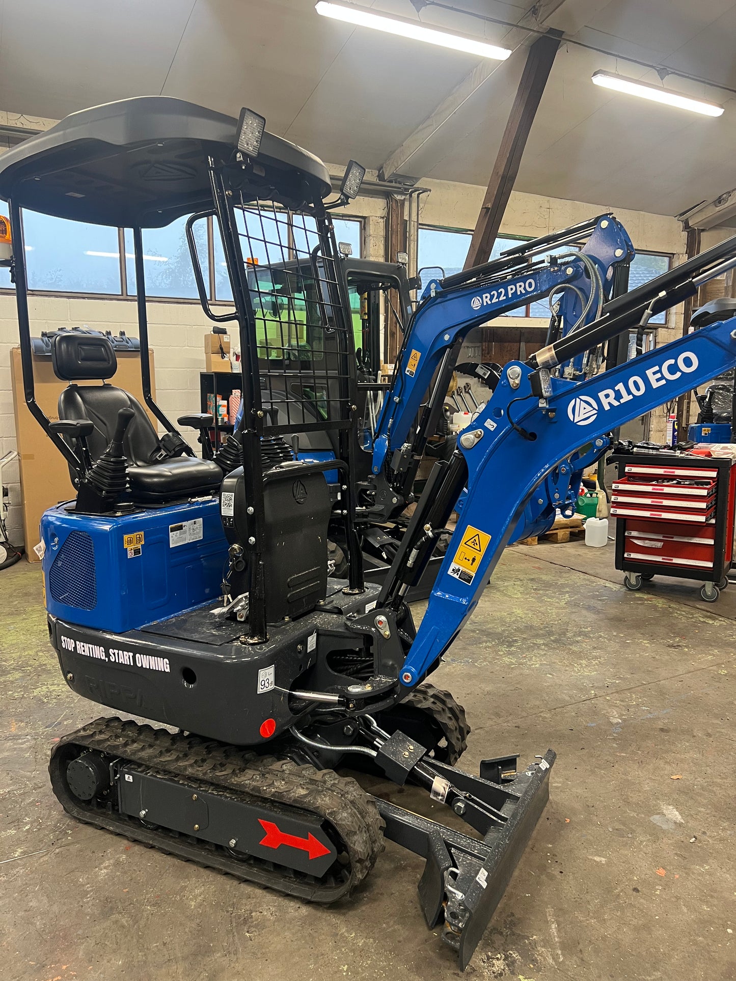 Demomodel – Minigraver Rippa R10-6 ECO - Kubota motor - 1000 kg