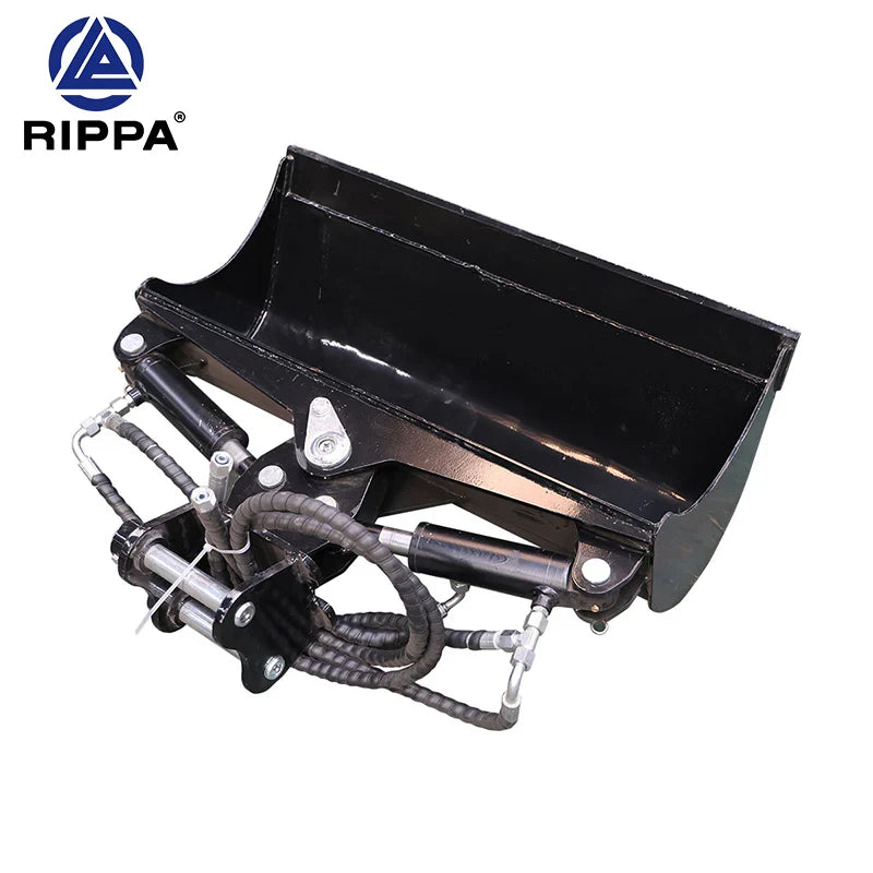 Minigraver Rippa R22 PRO med kabine og 80 cm tiltskovl - Kubota motor