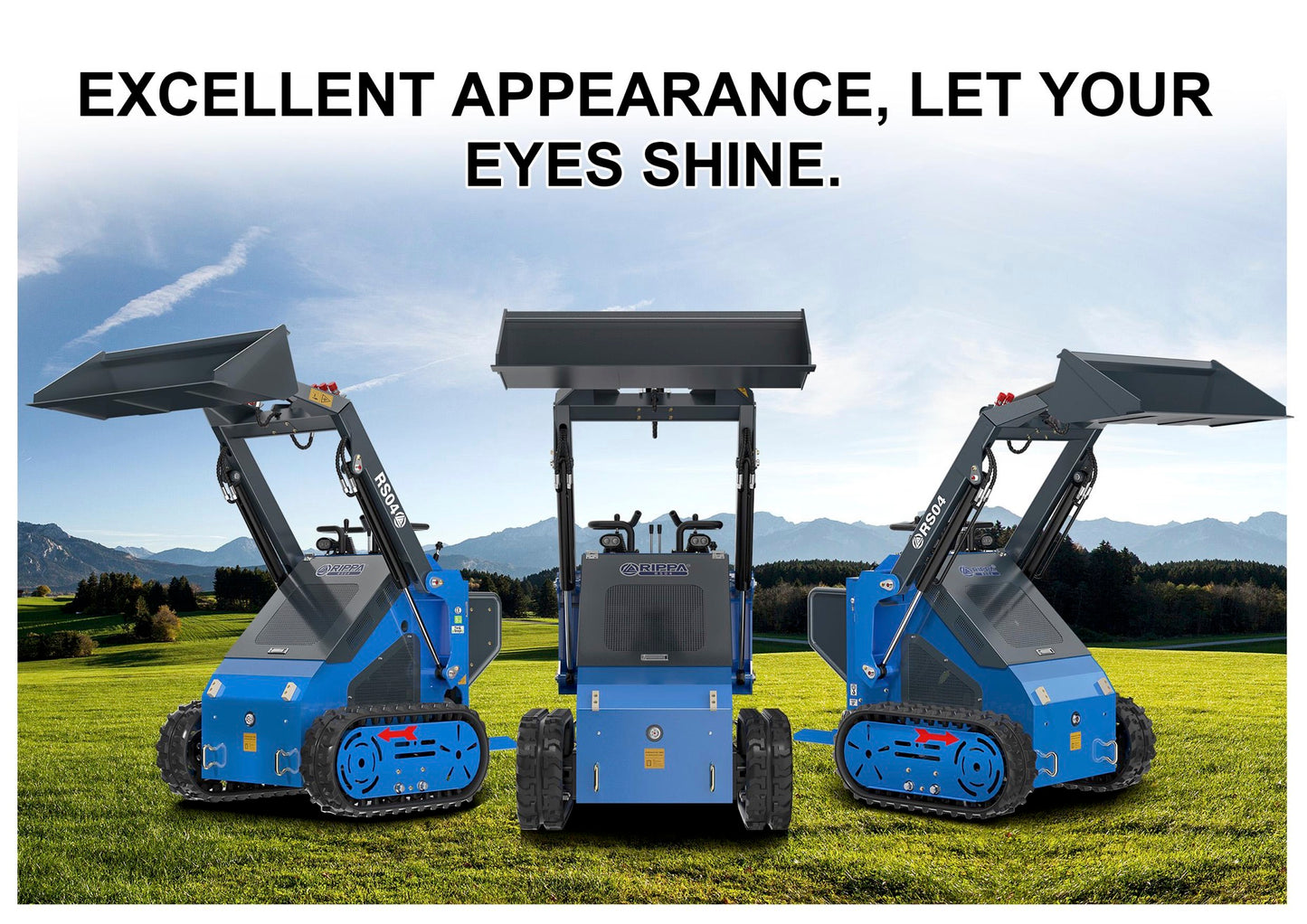 Minilæser RS04 Kubota motor