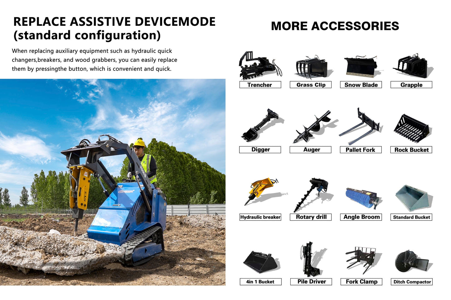 Minilæser RS06 Kubota motor