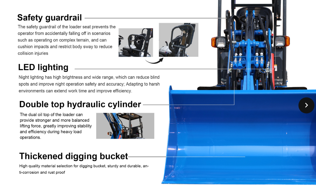 Minilæsser RL06 - Kubota motor