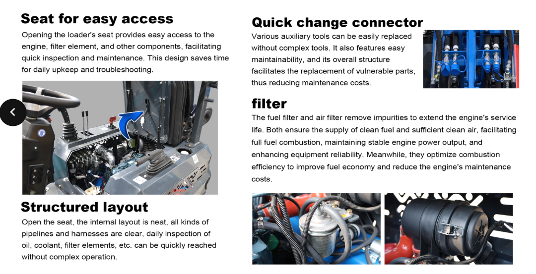 Minilæsser RL06 - Kubota motor