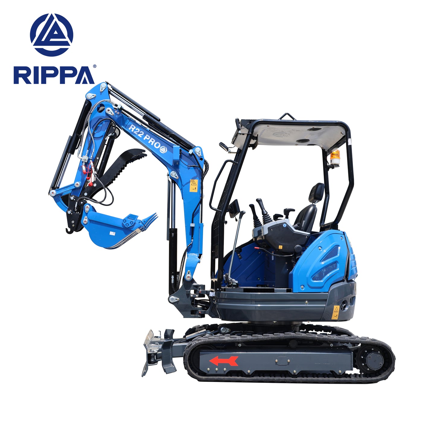 Minigraver Rippa R22 - Kubota motor - 2500 kg