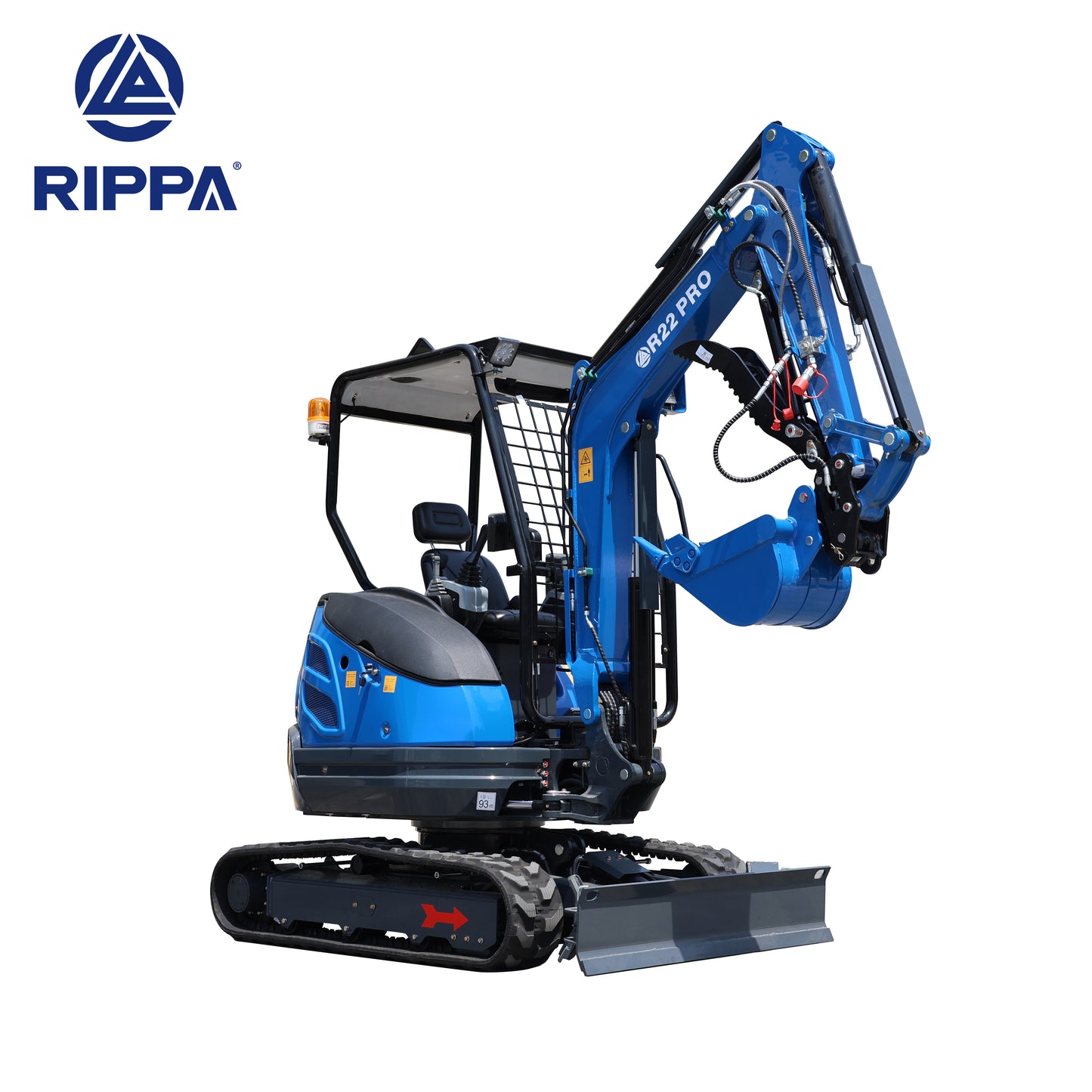 Minigraver Rippa R22 - Kubota motor - 2500 kg