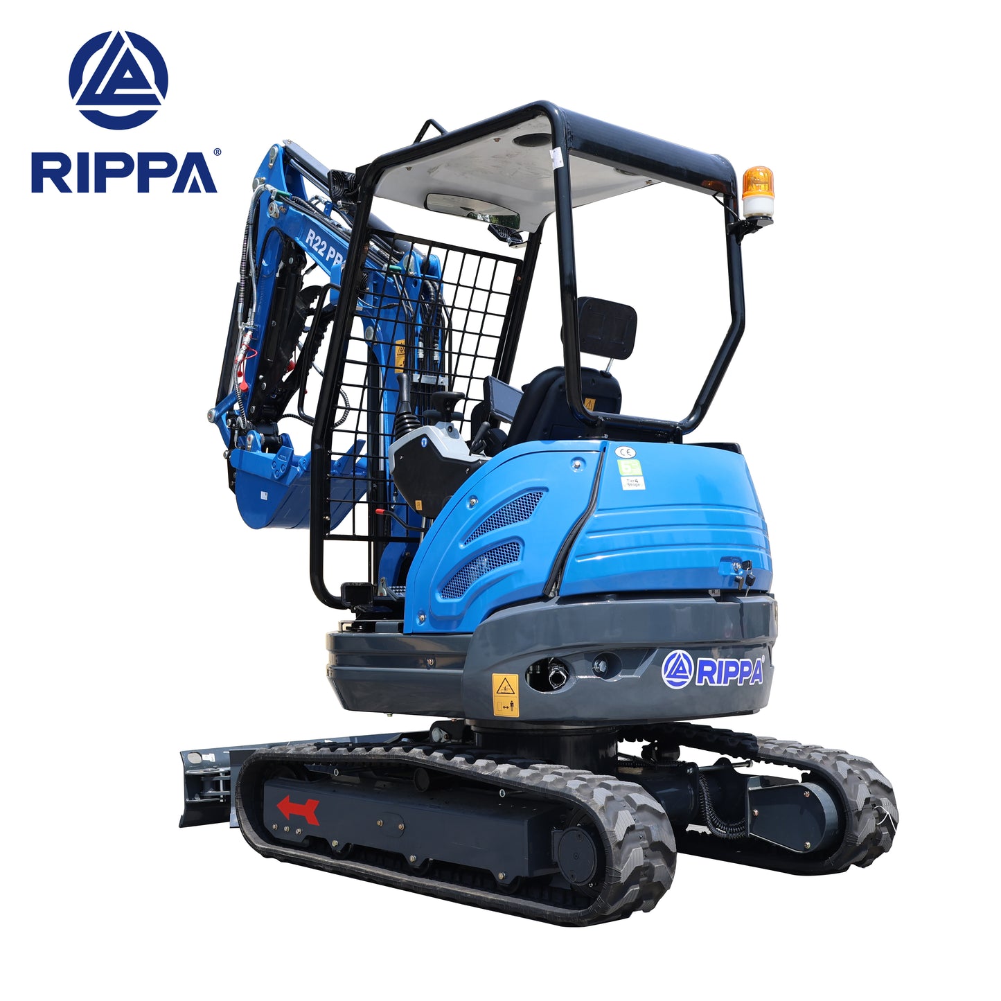 Minigraver Rippa R22 - Kubota motor - 2500 kg